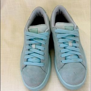 Blue Puma Suede Classic Women’s Sneakers